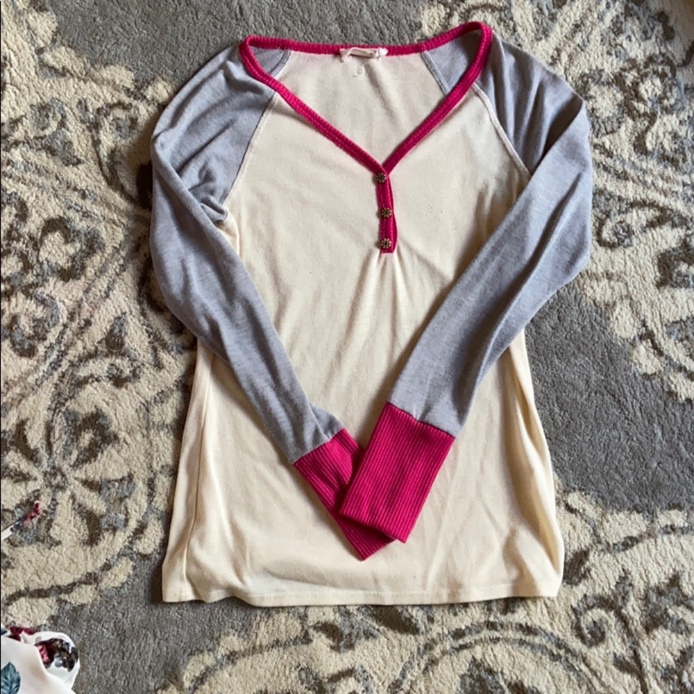 Long sleeve Baseball Top